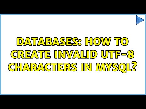 Databases: How to