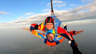 Первый ТАНДЕМ Прыжок с парашюта (4000 метров)  - Аэродром Мочище. Новосибирск