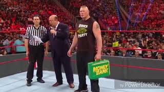 Brock Lesnar slaps Paul Haymen (oh you didn't know)