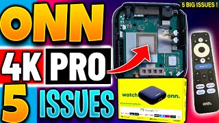 🔴onn 4k pro streaming box - 5 major problems !