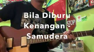 Video thumbnail of "Bila Diburu Kenangan Samudera - Guitar Solo Cover & Tutorial"