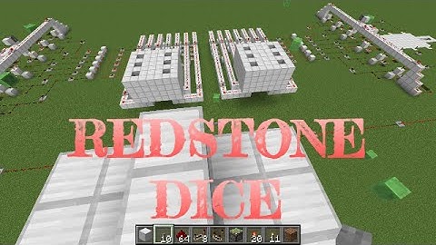 Redstone Dice Minecraft