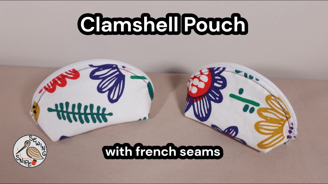 Make Your Own Clamshell Pouch — Free Pattern!