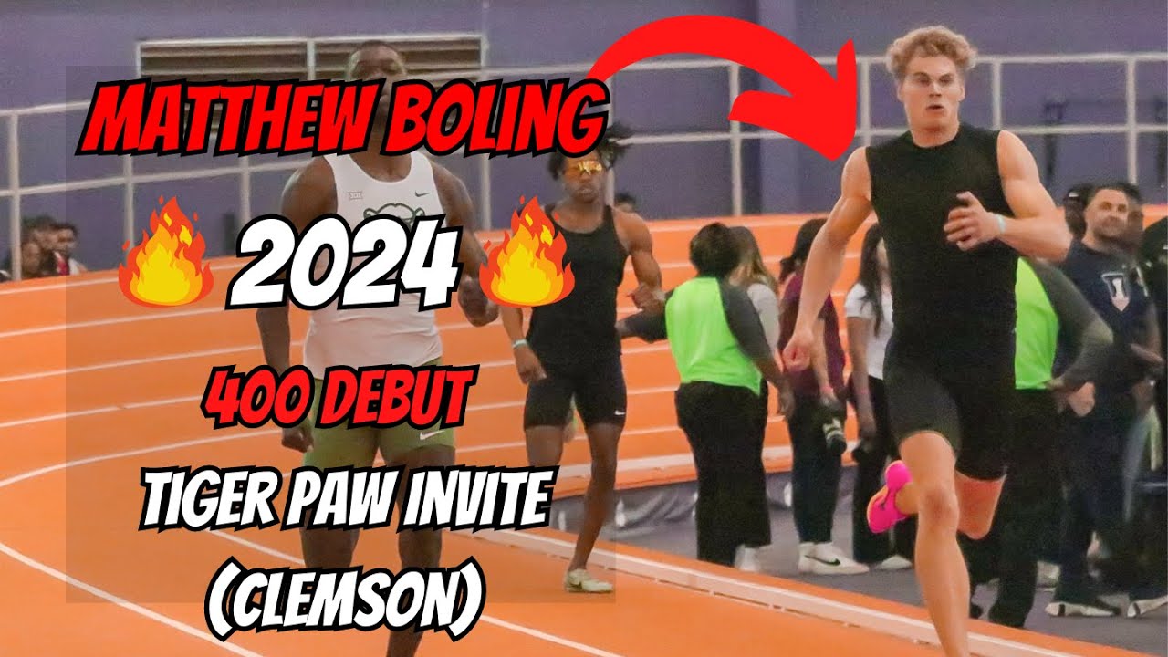 2024 Matthew Boling Dogfight 400 Meter Debut Tiger Paw Invitational