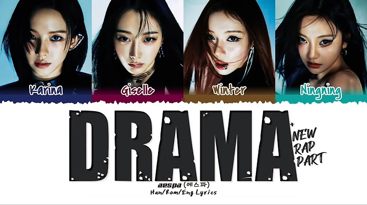 aespa (에스파) 'Drama (New Rap Part)' Lyrics [REMIX]