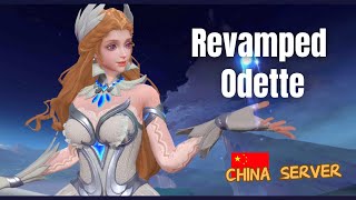 Revamped Odette ! | Black Swan Gameplay | MLBB China Test | Odtte Gameplay