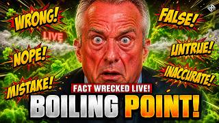 RAGE SH*T! | Beet red RFK Jr goes FULL JACKASS as CNN FACT CHECKS make him rage sh*t his pants LIVE!