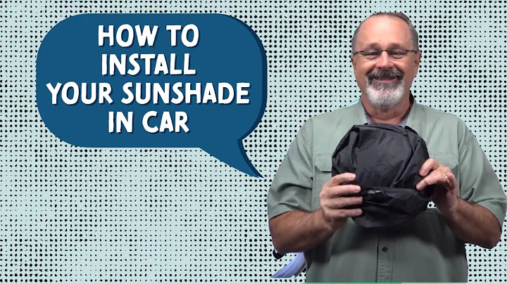 How to Install #EcoNour Car Windshield Sunshade | Sunshade Quick Installation Tips