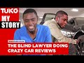 The life of Chadwick Boseman's look alike blind lawyer doing crazy car reviews  in Kenya | Tuko TV
