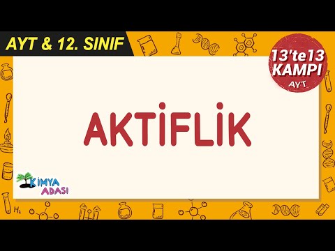 Aktiflik #13te13Kampı #AYTkimya