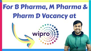 For B Pharma, M Pharma ,Pharm D, |  Require Senior Drug Safety Specialist at Wipro