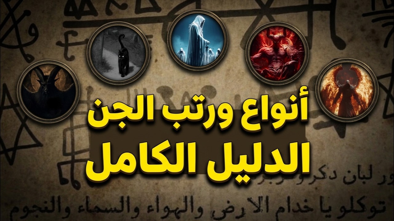 شرح جميع أنواع الجن مع ترتيبهم من الأضعف للأقوى غير مناسب لأصحاب القلوب ...