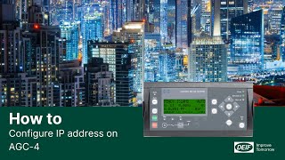 How to configure IP address on AGC-4