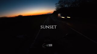 sunset ride.