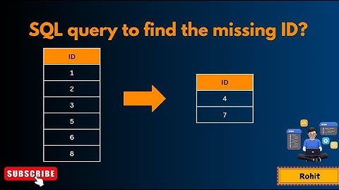 SQL Interview Question: How to Find Missing IDs in SQL