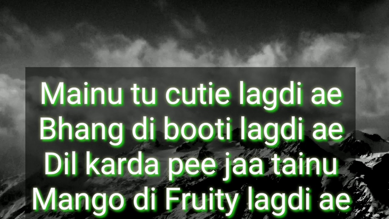 English Fruity Lagdi Hai Lyrics  Translation  Ramji Gulati  Jannat Zubair