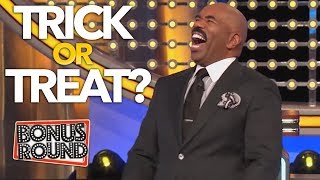 Trick Or Treat Steve Harvey Asks The Scary Questions On Family Feud Usa