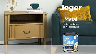 Farba metaliczna Metal - do drewna, metalu, ścian - złota, srebrna,  miedziana | Jeger