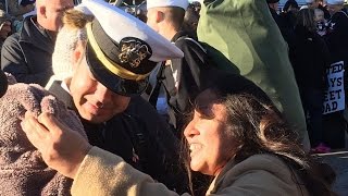 Sailors with Eisenhower Strike Group return home after 7 months
