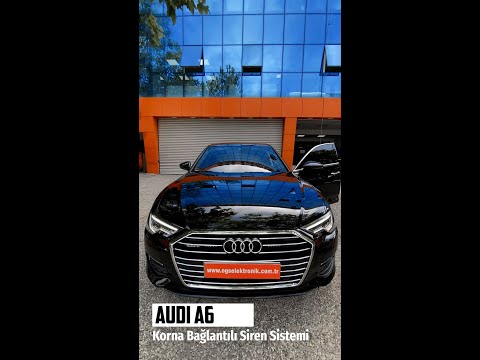 Audi A6 Korna Bağlantılı Siren Sistemi