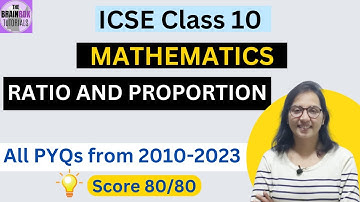 ICSE Class10 Maths Ratio and Proportion PYQs Solution। Previous Years