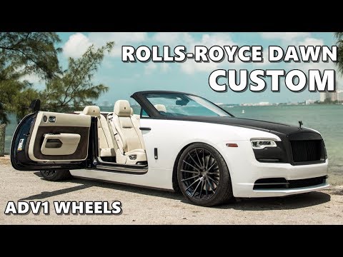 Custom Rolls Royce Dawn Two Tone Wrap Youtube