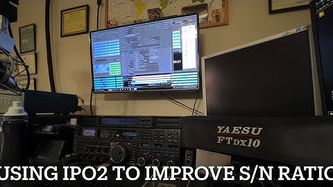 FTdx5000MP: Using IPO2 to Improve the S/N Ratio #yaesu #ftdx5000 #ipo #hf #noise