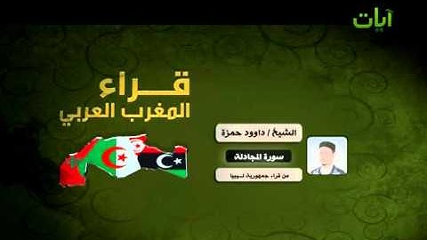 الشيخ داوود حمزة سورة المجادلة