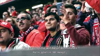 Реклама Emirates во время матча Бенфики (с переводом)