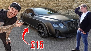 HE WON MY BENTLEY CONTINENTAL GT FOR £15!