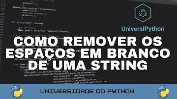 Como tirar os espaços de uma string?