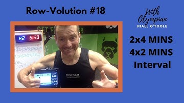 ROW-Volution Live-Stream #18: A 2X4-4x2 Mins Rowing Workout with 3X Olympian Niall O