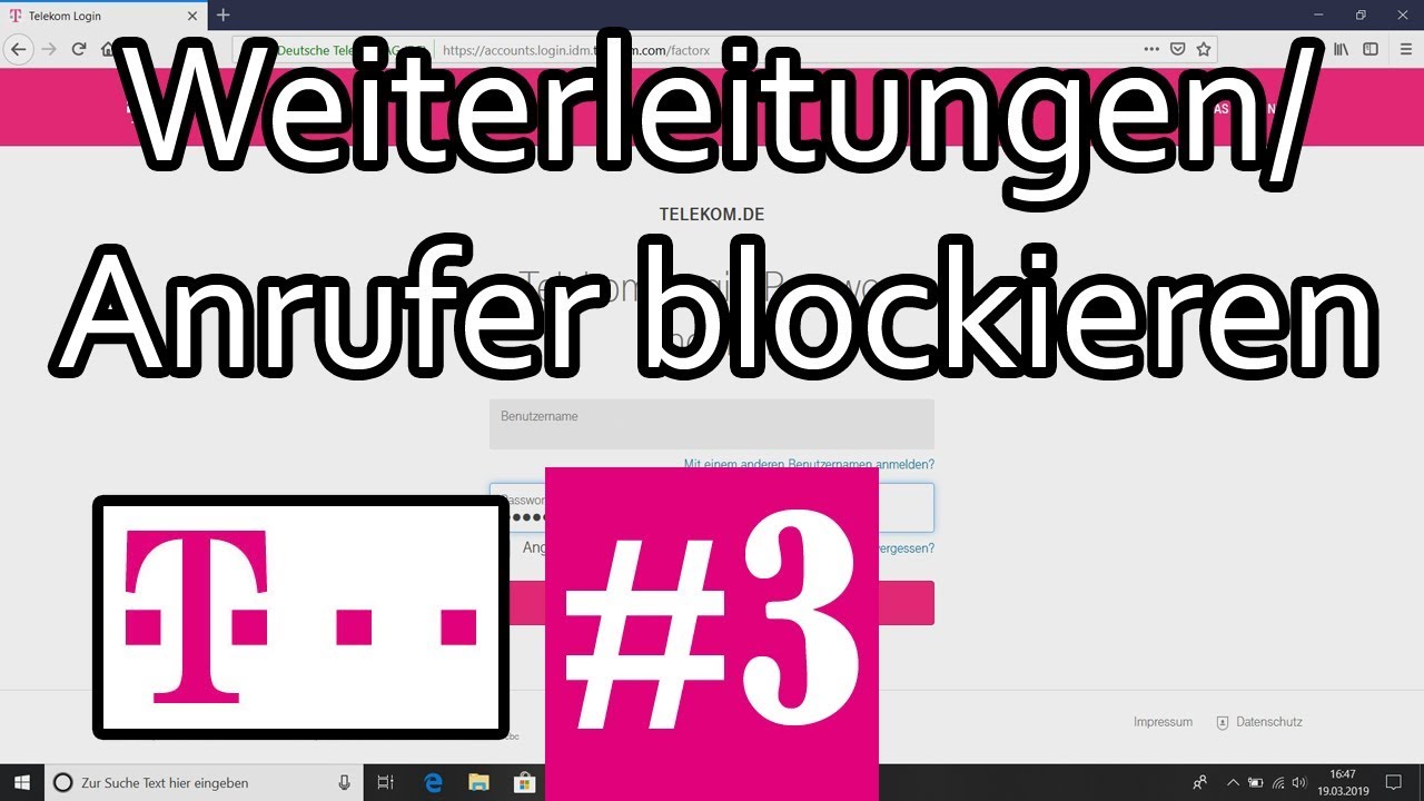 Telefon Zeigt Keine Nummern Mehr An Telekom Telekom Kunden- und Telefoniecenter Folge 3 - Anrufe weiterleiten und
