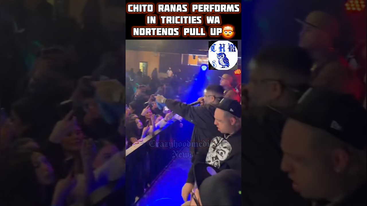 NORTENOS PULL UP TO CHITO RANAS SHOW🤯GET RAN OUT😂KENNEWICK WASHINGTON 