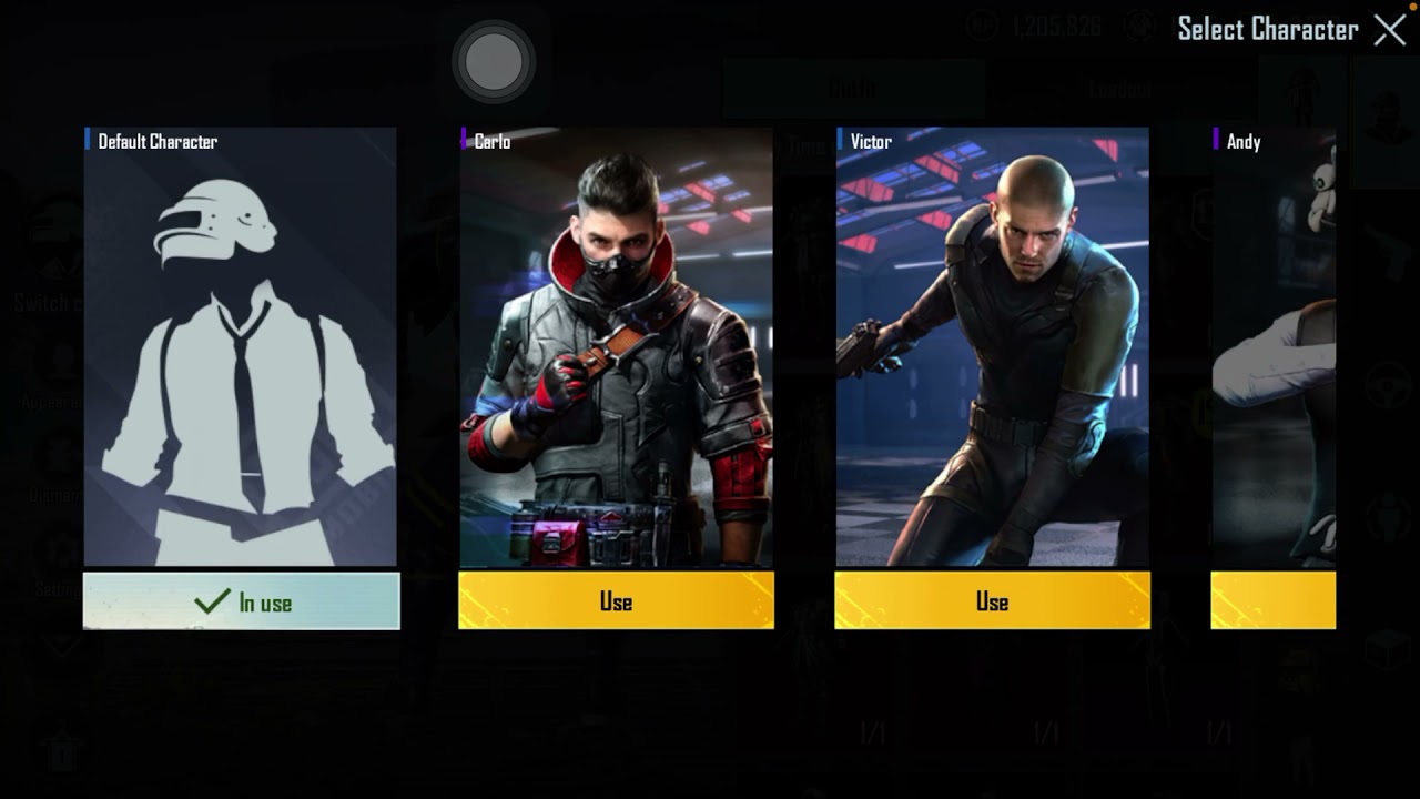 Unlock Andy Character Pubg🤤 1200 UC 💵 🤑