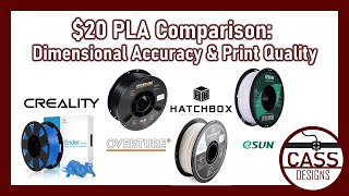 Filament Comparison: Which PLA is the best?