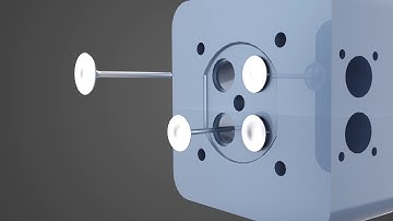 Two Stroke Engine Assembly Animation