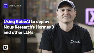 Using KubeAI to deploy Nous Research's Hermes 3 and other LLMs