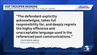 ASP Trooper's resigns after wife accused him of being a white supremacist in divorce filings
