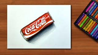 Cara menggambar kaleng Coca cola | How to draw Coca cola step by step Cara menggambar kaleng Coca cola | How to draw Coca cola step by step