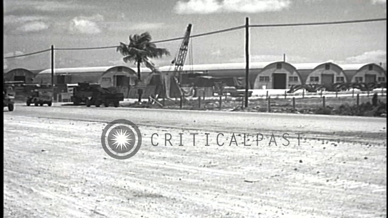 United States Naval Supply Depot storage buildings at Guam in the