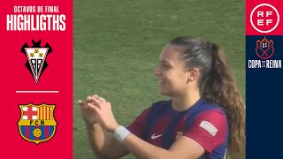 RESUMEN | CD FUNDACIÓN ALBA 0-6 FC BARCELONA | OCTAVOS DE FINAL | COPA DE LA REINA