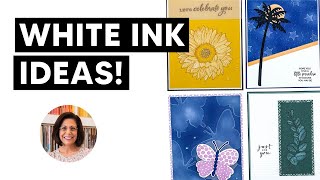 🔴Spruce Up Your Greeting Cards With These 5 White Ink Pad Ideas