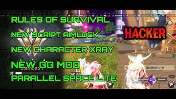 RULES OF SURVIVAL HACK|NEW SCRIPT AIMLOCK|NEW CHARACTER BODY XRAY|GAMEGUARDIAN|MONSTER HACKER