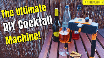 Perfect Cocktails with this 3D printed DIY Cocktail Mixer | Cocktailcube | CRYDTEAM