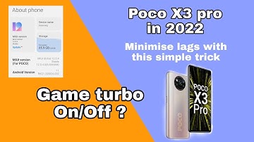 Poco X3 pro| Lag fix simple trick #pocox3pro #2022