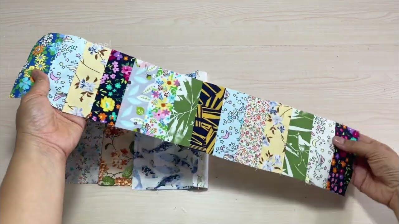 New handbag with the scraps fabric How to make hand bag Sewing