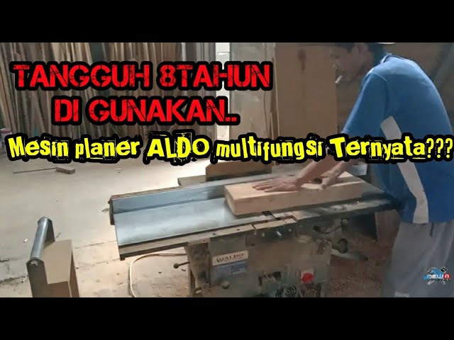 Mesin planer aldo 30cm || setelah 8tahun di gunakan || Dewa - YouTube