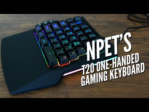 NPET’s T20 One-Handed Gaming Keyboard