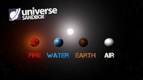 Making A Elemental Solar System, Universe Sandbox ²